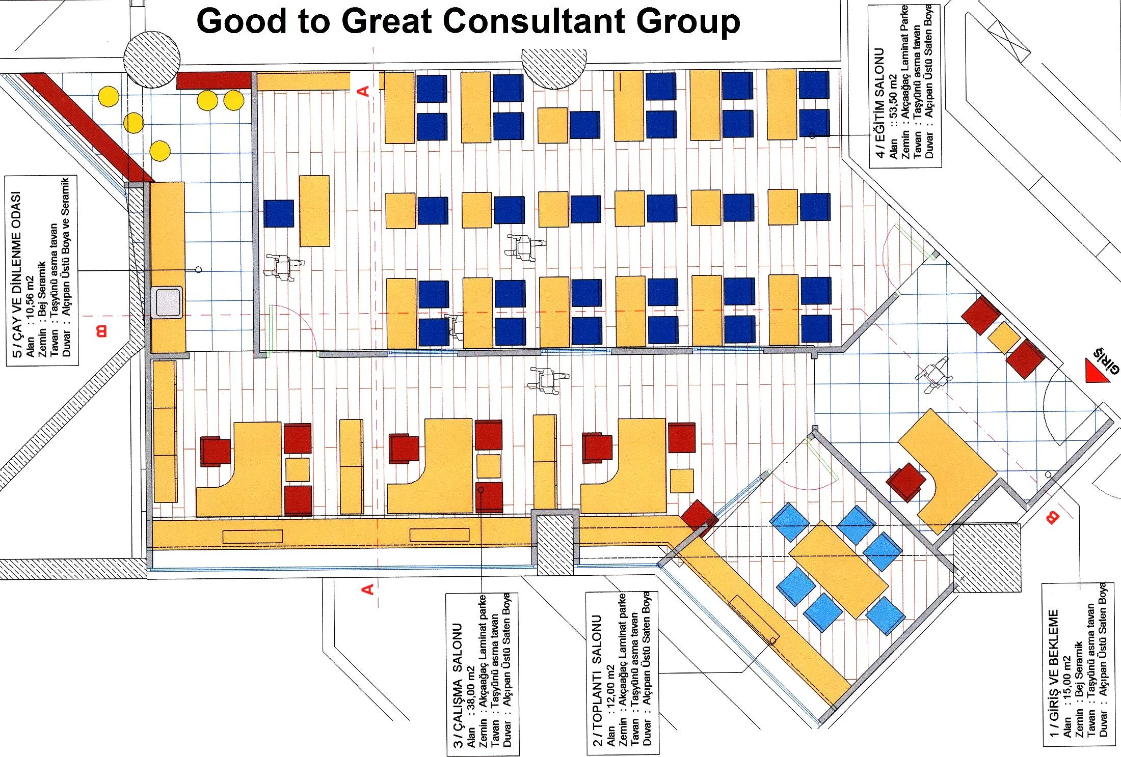 Good to Great Consultant Group rasyonel ofis tasarımı ve anahtar teslim uygulaması